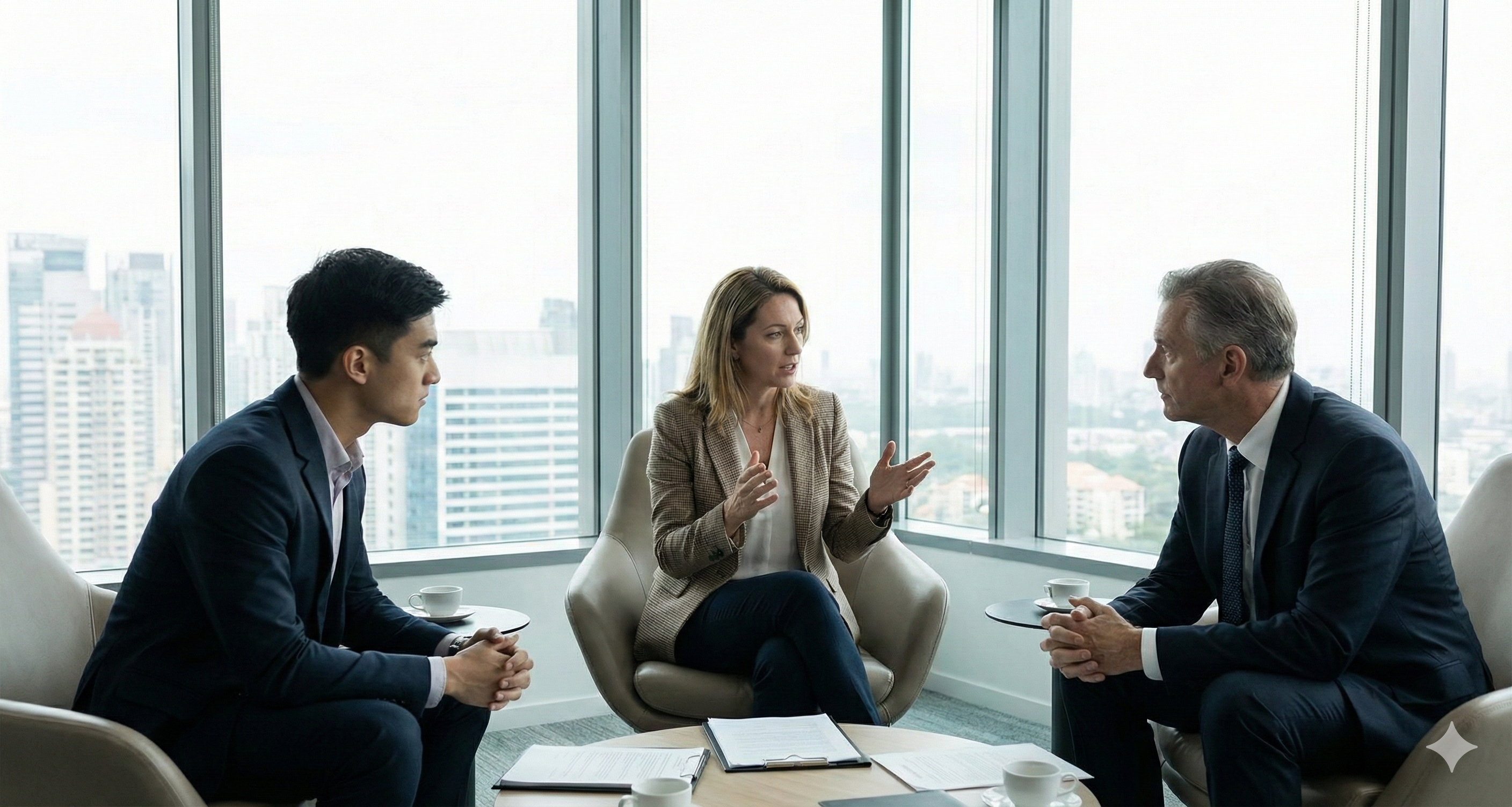 Senior counsel in conversation